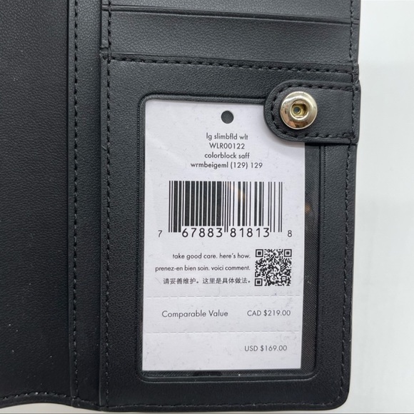Kate Spade Staci Slim Bifold Wallet Leather - Picture 6 of 6